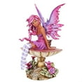 thumbnail image 2 of Pacific Giftware Amy Brown Licensed Magenta Fairy Statue Polyresin Figurine, 4.5" long and 3.75" wide, 2 of 2