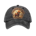 thumbnail image 1 of Gorra de béisbol vintage de vaca Gorra de béisbol, 1 of 6