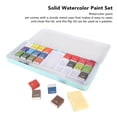 thumbnail image 3 of Portable 24 Color Watercolor, Beautiful Water Brush Pen High Pigmented  Free Metal Case Solid Watercolor Set  For Student For Artist, 3 of 8