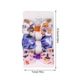thumbnail image 3 of Halloween Children's Bow Hairpin Set With Printed Halloween Elements, 3PC In A Pack, 3 of 3