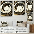 thumbnail image 4 of Designart Gold Glamour Circle IV Canvas Wall Art, 4 of 5