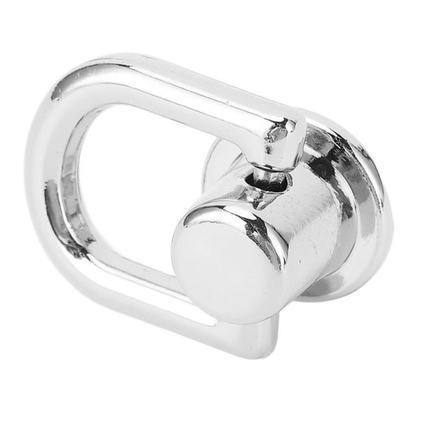 D Rings for Purse, 20Pcs Metal D Ring Rivets 16x12mm 360 Degree