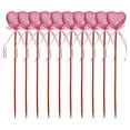 thumbnail image 3 of 10Pcs Puffy Sparkly Heart on Sticks,Valentine's Day Glitter Heart Foam Picks,Valentines Day Floral Picks,Table Centerpiece Decoration Vase Wedding Crafts Stems Arrangement, 3 of 4