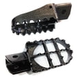 thumbnail image 4 of HTT Motorcycle Gunmetal Black Motocross MX Dirt Bike Racing Foot Pegs For Yamaha BW80 DT50 PW50 PW80 RT100 RT180 TT225S TT225T TTR110 TTR90 TW200 WR200 250 500 XT225 250 350 YZ125 250, 4 of 5