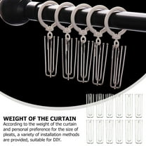 WHAMVOX  40 Pcs Drapery Curtain Hanging Tools Window Treatment Accessories