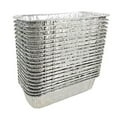 thumbnail image 3 of Pactogo 3 lb. Disposable Aluminum Foil Loaf Bread Baking Pan 10.75" x 4.5" x 2.31" - Heavy Duty Made in USA (Pack of 20), 3 of 4