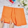 thumbnail image 3 of Knitted Rib Fabric 25.5x9" Stretch Cotton Ribbing Fabric Rib Cuff Fabric Cuffs Replacement for Waistband Neckband Cuffs Jacket Extension Sewing Orange, 3 of 6