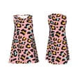 thumbnail image 3 of Bixox Leopard Print Women's Sleeveless A-Line Dress with Pockets, Casual Knee-Length Tank Dress for Summer-Medium, 3 of 7