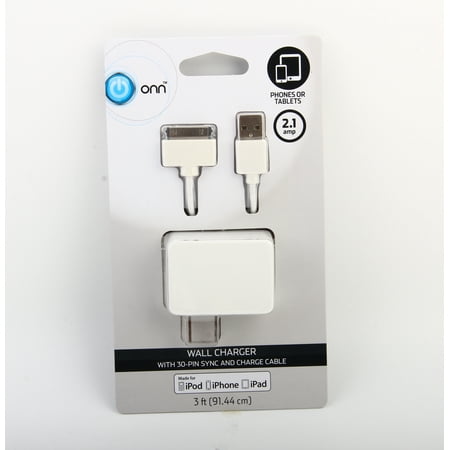 Generic Onn 2.1a Wall Charger Combo White