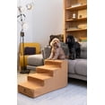 thumbnail image 3 of Escaleras para perros NOAH & PAW Leather, extra anchas, 17 pulgadas, 4 peldaños, 3 of 9