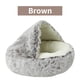 thumbnail image 3 of Cama para gatos de invierno, cojín redondo para mascotas de peluche, casa para gatos, cesta para gatos calientes, bolsa de dormir para gatos, perrera para gatos pequeños, 2023, 3 of 5