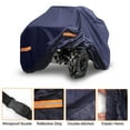 thumbnail image 4 of Unique Bargains Housse de VTT pour Can-am Outlander MAX XT DPS/XT-P Imperméable 4 Roues Housse de Quad Extérieur Soleil Pluie Rangement Protection 210D-PU 245x122x135cm Bleu Marine, 4 of 5