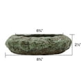 thumbnail image 2 of Cotta Planters Shallow Succulent Bonsai Planter Pot, Ceramic with Patina Glaze, 2 of 7