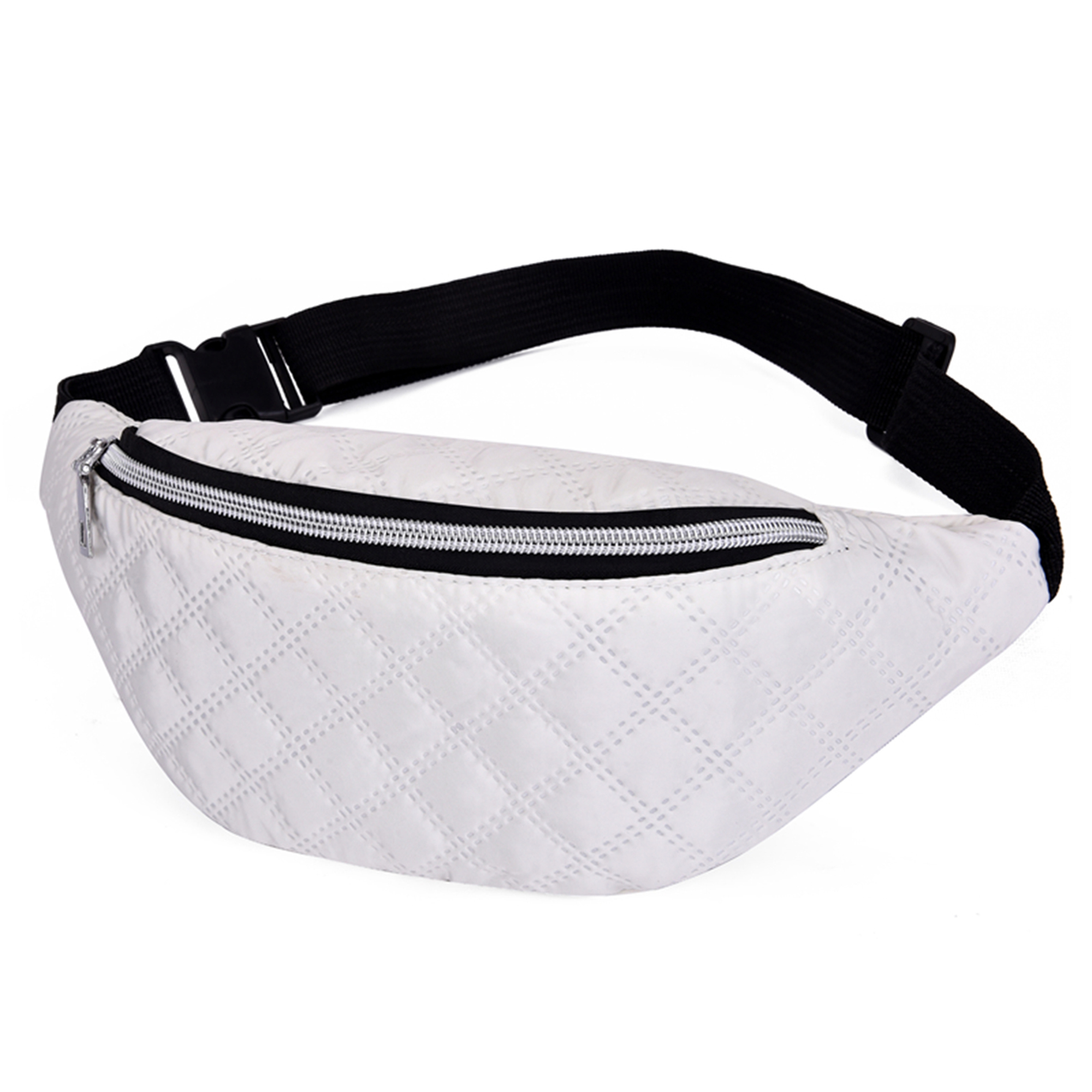 Eyicmarn Men Women Fanny Pack, Large Capacity Quilted Waist Hip Bum Bag