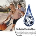 thumbnail image 4 of Yibooy Basketball Carry Bag Gym Sports Net Bag Football Soccer Volleyball Bag (Blue), 4 of 4
