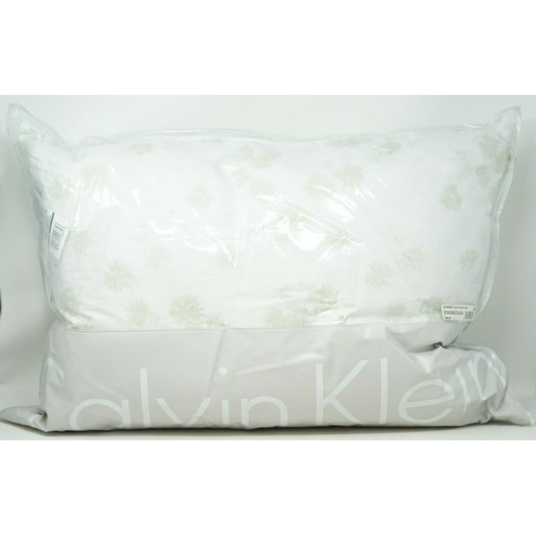 Calvin Klein Mimosa Feather / Down Cotton Bed Pillow - STANDARD / QUEEN - Walmart.com