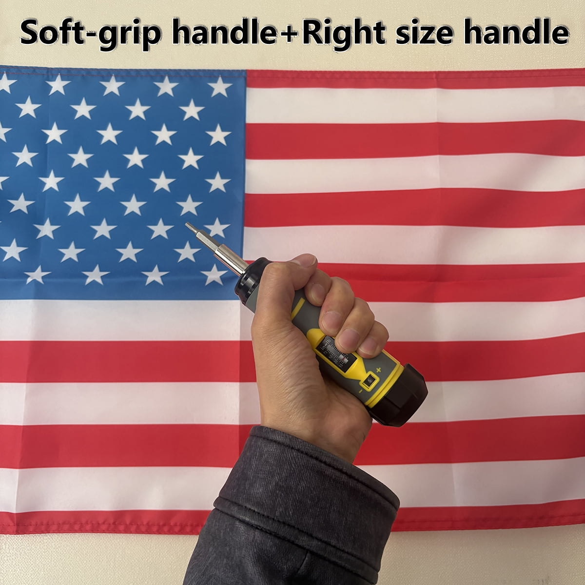 Torque Screwdriver Set 10-70 in-lb – Adjustable Torque Driver with 12 S2 Bits, Click-Type Inch Pound Torque Wrench for Precision Electronics, Scope Mounting, Equipment Repair
