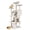 Beige, variant on XF XINFENG 54.7 in 3-Level Cat Tree Tower Playhouse with Scratching Posts,Perch, Kittens, Sisal, Beige