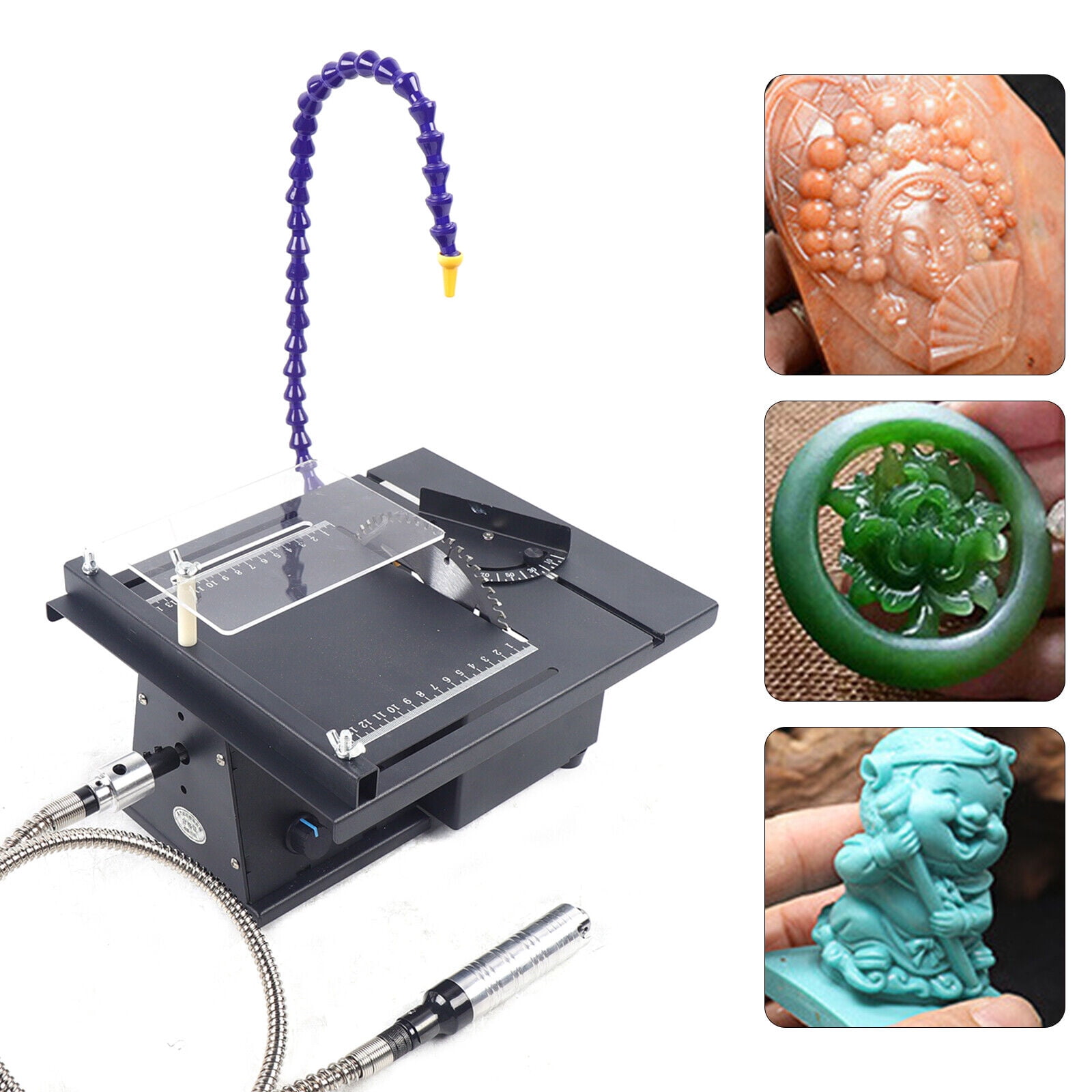 Professional Gem Jewelry Rock Polishing Buffer Machine Grinder Bench