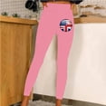 thumbnail image 2 of WREESH Soft Yoga Leggings with High Waist Tummy Control for Women's Fitness Running Gym Sports Pink, 2 of 5