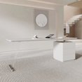 thumbnail image 3 of Computer Work Desk Table Modern Storage Meeting Executive Office Desks Workbench Scrivania Ufficio Lavoro Luxury Furniture My Lux Decor Round, 3 of 7