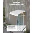 thumbnail image 5 of KFFKFF Aluminum Awning 40 x 42 in, Sturdy Window and Door Canopy, Lightweight and Durable Aluminum Exterior Cover for Protection Against Rain, Snow, and Sunlight at Entrances, Windows, Patios, 5 of 9