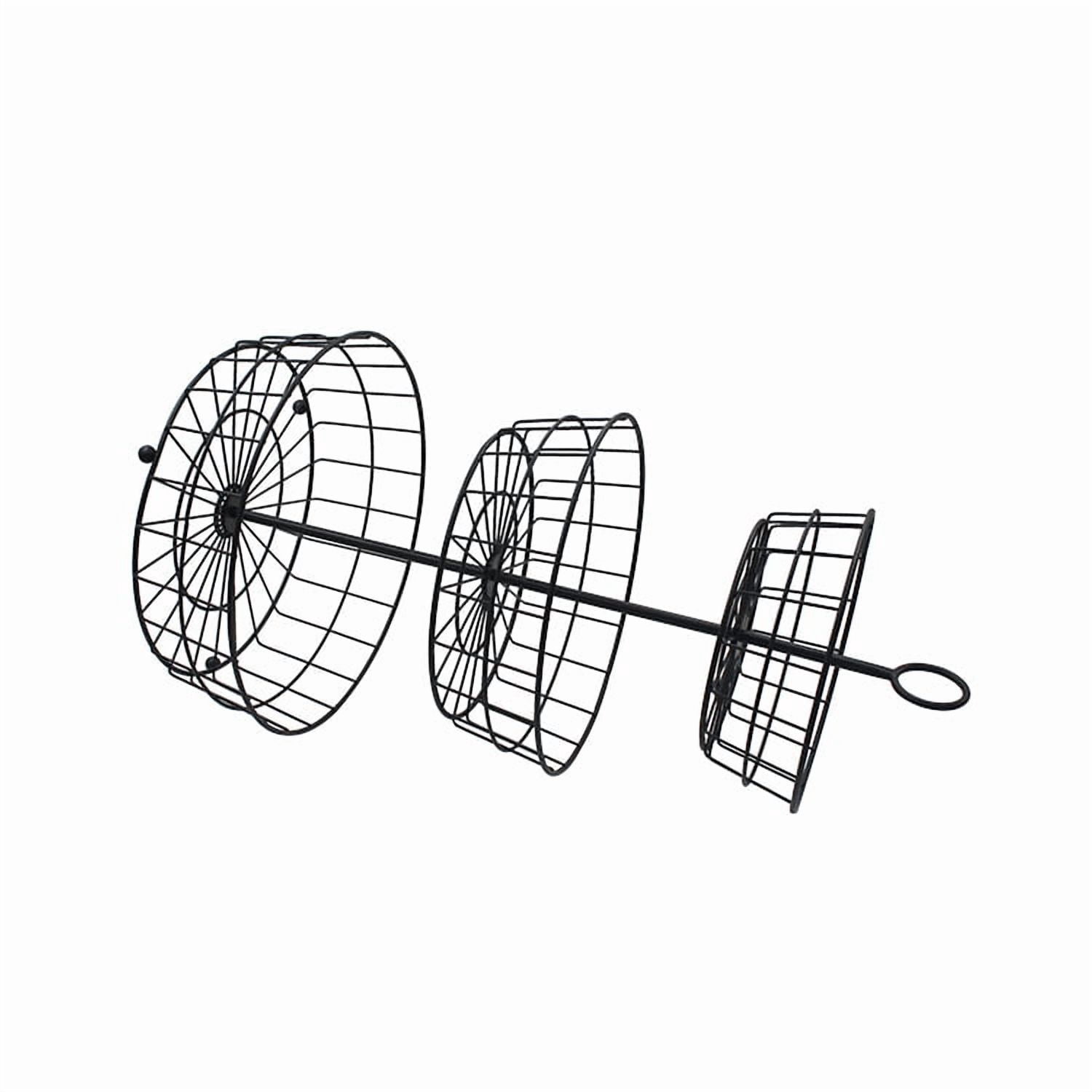 3 Tier Fruit Basket Countertop Fruit Vegetable Basket Bowl For Kitchen Counter Metal Wire Fruits Storage Stand Holder Organizer For Bread Snack Veggies Produce
