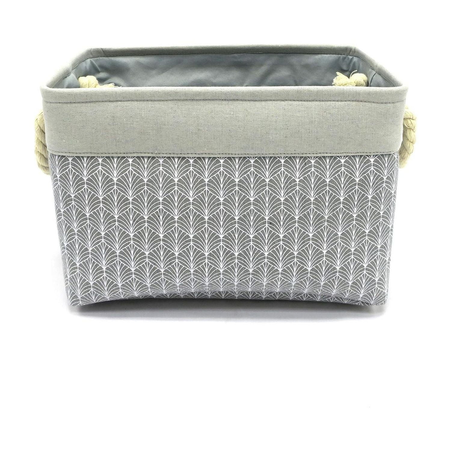 Hometrends Printed Fabric Basket Small