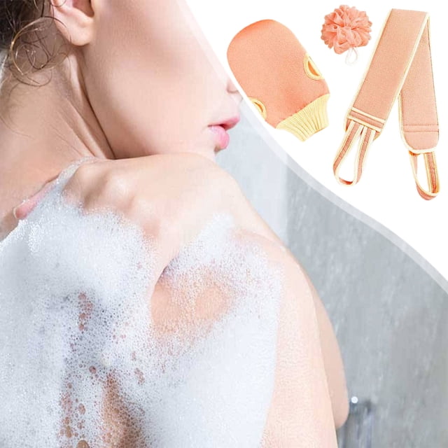 Xihbxyly Set Exfoliante de Barro para Frotar, Cuidado Suave de La Piel, Limpieza Profunda, Diseño Ergonómico, Baño de Ensueño, Materiales Ecológicos, Kit de 3 Piezas