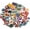 Boy, variant on 50 Pcs Non-Repeat Cute PVC Shoe Charms, Shoe Decoration Charms for Croc-Style Clogs Sandals Bracelet Wristband Party Favors Gifts for Women Girls