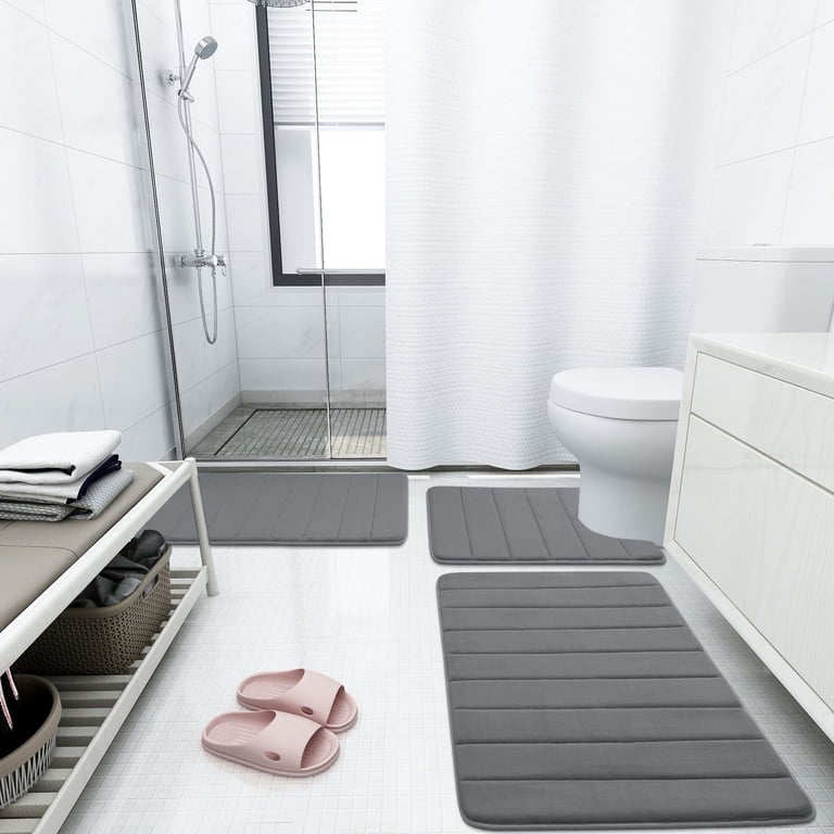 Buganda Memory Foam Bath Mat, 16" x 24" photo 7