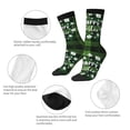 thumbnail image 3 of Vsdgher Happy Easter Crew Socks for Men & Women, Breathable Casual Athletic Ankle Socks, 3 of 6