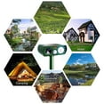 Solar Ultrasonic Deer & Animal Repellent; Motion Activated LED; Keeps