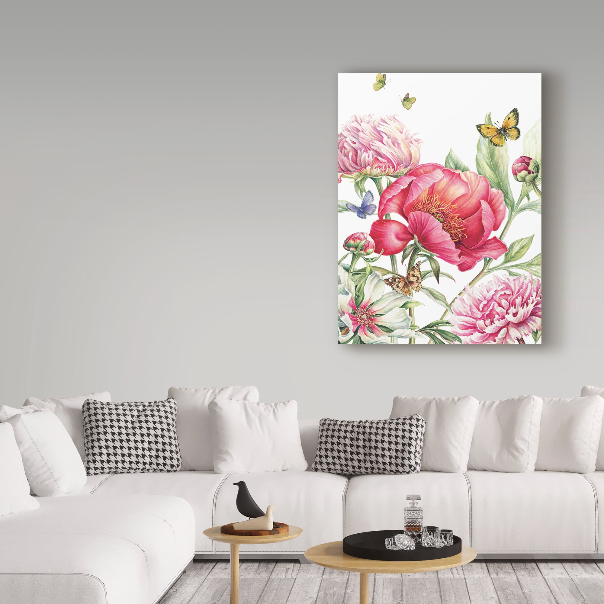 Trademark Fine Art 'Paeonia' Canvas Art by Janneke Brinkman-Salentijn