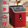 thumbnail image 2 of Frigidaire Nugget Ice Maker 33 Lbs, Red – Countertop Soft Pellet Ice Maker, Stainless Steel Ice Machine for Home, Kitchen, Bar, 2 of 11