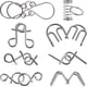 thumbnail image 1 of 8 piezas de rompecabezas de metal interactivos para ancianos, juguetes de metal para ancianos, suministros para ancianos., 1 of 8