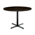 thumbnail image 2 of KFI Studios Urban Loft 3.5' Round Dining Table, Espresso, Black X Base, 2 of 3