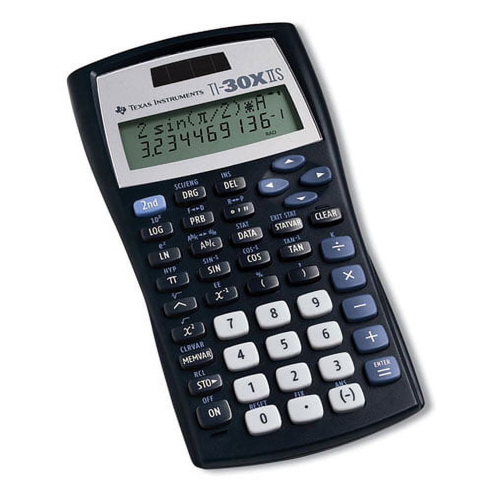 Texas Instruments TI-30XIIS Scientific Calculator 10-Digit LCD, Black