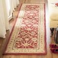 thumbnail image 2 of SAFAVIEH Anatolia Tracy Floral Wool Runner Rug, Red/Ivory, 2'3" x 10', 2 of 9