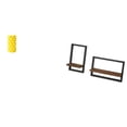 thumbnail image 1 of Jarrón De Flores De Porcelana Y Estantes Flotantes De Madera Para Pared, Moderno Y Rústico Adorno De Mesa, Contenedor De Almacenamiento Para Sala De Estar, Cocina Y Oficina., 1 of 8