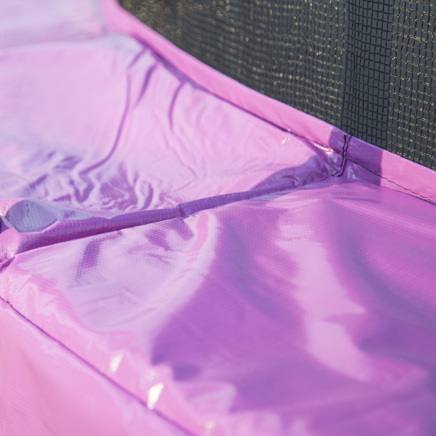 SKYWALKER TRAMPOLINES 17 FT Purple, Oval Outdoor Trampoline for Kids with Safety Enclosure Net and Spring Pad, ASTM Approval, Rust Resistant