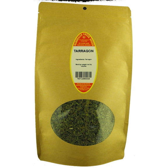 Marshalls Creek Spices TARRAGON LEAVES 2 oz. Kraft Stand Up Pouch ECO Friendly Recyclable Mailer