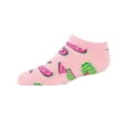 thumbnail image 5 of MeMoi Watermelon No Show Cotton Blend Socks 3-Pack - Girls - Female, 7-8, Assorted, 5 of 8