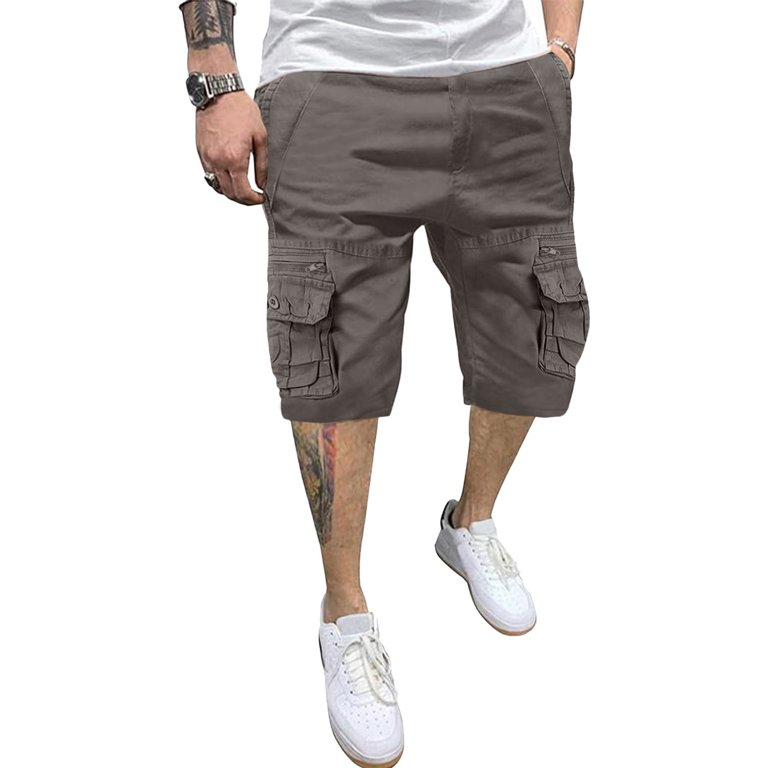 パンツ SOL Sweat Cargo Shorts (Dark Gray) XL Hudson Cargo Sweat Shorts - Gray Melange - XL Gorilla Wear