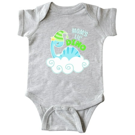 

Inktastic Moms Lil Dino- Cute Blue Baby Dinosaur Gift Baby Boy or Baby Girl Bodysuit