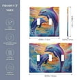 thumbnail image 2 of 2 Gang Switch Covers Dolphins in Sea Light Wall Plate Home Faceplate Switch Plates 4.56”x4.48”, 2 of 8