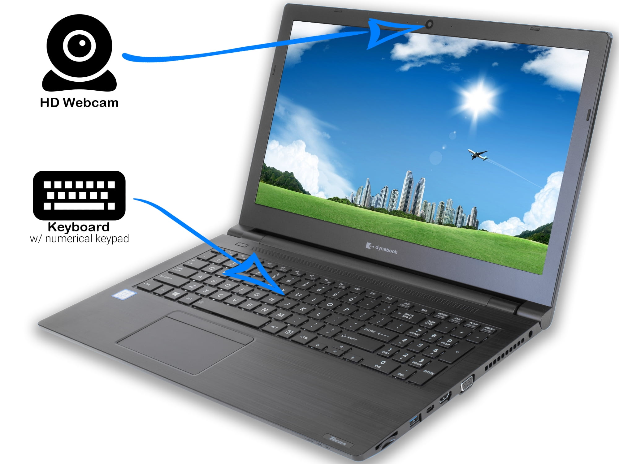 dynabook core i 7 （8th） 32GB RAM 1TB SSD Toshiba Dynabook Tecra A50-F 15.6