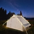 thumbnail image 4 of Lilypelle 4-6 Person TPU Inflatable Hot Tent with Stove Jack, 4-Season Waterproof Camping Glamping House, Quick 5-Min Setup with Hand Pump, Featuring 420D UPF50+ Oxford Fabric & Mesh Windows, 4 of 10