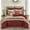 Burgundy, variant on Nanshing Donovan 12PC Geometric Luxury Comforter Set, Blue, Queen