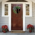 thumbnail image 4 of Clearance Wreath under $20,Unique Last Name Year Round Front Door Wreath With Bow Welcome Sign Garland Creative 26 Letter Farmhouse Wreath For Front Door Spring All Seasons Outside Hanger Decor, 4 of 4